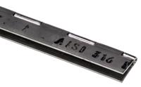 347-8591 Pinet Stainless Steel Piano Hinge, 1020mm x 30mm x 1mm