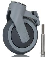 5377-pjp-125-p30-11 Tente Swivel Castor Wheel, 100kg Capacity, 125mm Wheel
