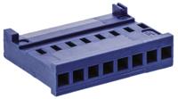 281838-8 TE Connectivity, AMPMODU HE13/HE14 Female Connector Housing, 2.54mm Pitch, 8 Way, 1 Row