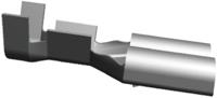 182524-2 TE Connectivity FASTIN-FASTON .187 Uninsulated Female Spade Connector, Receptacle, 4.75 x 0.8mm Tab Size, 1mm² to 2.5mm²