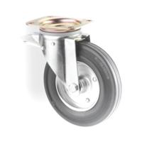 3472dvr200p63 Tente Braked Swivel Castor Wheel, 205kg Capacity, 200mm Wheel