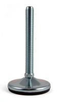 224-5803 RS PRO M16 100mm Dia. Rubber Adjustable Foot, 1500kg Static Load Capacity 10° Tilt Angle