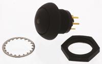 lp9-31231g22 Otto Illuminated Push Button Switch, Momentary, Panel Mount, SPDT, Green LED, 28V dc, IP68S