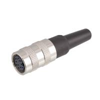 132-106 RS PRO Industrial Circular Connector, 12 Contacts, Cable, M16 Connector, Plug, Female, IP67