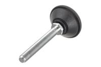 a040004 Nu-Tech Engineering M8 PA Reinforced Nylon Levelling Adjustable Foot, 450kg Static Load Capacity