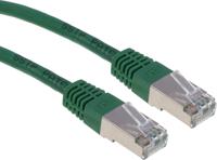 411-211 RS PRO, 2m Cat6, Green RJ45 to Male RJ45 Male, S/FTP Shielded, Terminated PVC Sheath