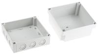 pcm-175125-g-enclosure Fibox Grey Polycarbonate Enclosure, IP66, IP67, Grey Lid, 180 x 180 x 125mm