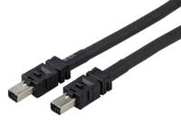 2-2205132-3 TE Connectivity2205132, 2m, Black Mini I/O to Male Mini I/O Male, Terminated PUR Sheath