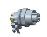 m12a-05pffr-sf7003 Amphenol Industrial Circular Connector, 5 Contacts, Panel, M12 Connector, Socket, Female, IP67, M Series