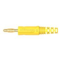rs-fk-8-l-au-ge Schutzinger Yellow Male Banana Connector, 4 mm Connector, Solder Termination, 32A, 30 V ac, 60 V dc, Gold Plating