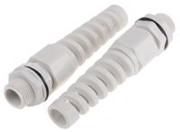 822-9625 RS PRO Grey Nylon Cable Gland, M16 Thread, 5mm min., 10mm max., IP68