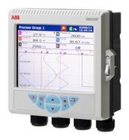 sm50dfcb000010es ABB SM50DCF, 6 Input Channels, 4 Output Channels, Videographic Chart Recorder Measures Current, Resistance,