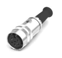 210-0243 RS PRO 6 Pole M16 Din, 4A, 100 V IP40, Screw Lock, Female, Cable Mount