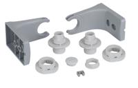 97589033 Werma IP65 Rated Grey 1 High Mounting Bracket for use with 190, 890 Traffic Light Beacons