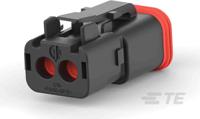 dt06-2s-tn32-1-2303815-3 Deutsch, DEUTSCH DT Automotive Connector Plug Black 2 Way DT06-2S-TN32 / 1-2303815-3