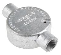 228-895 RS PRO Through Box, Conduit Fitting, 20mm Nominal Size, Steel