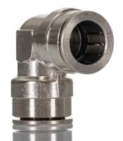 100401400 Norgren PNEUFIT 10 Series Straight Threaded Adaptor, Push In 14 mm to Push In 14 mm, Tube-to-Tube Connection Style,