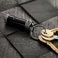 219-8136 RS PRO LED Keyring Torch Black 10 lm, 53 mm