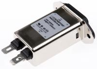 fn9222eu-6-06 Schaffner 6A, 250 V ac Male Panel Mount IEC Filter FN9222EU-6-06, Faston