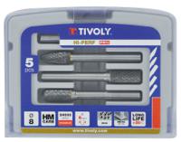 10316070008 Tivoly Cylinder Burr, Carbide Blade