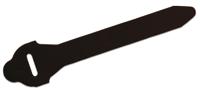 0-331-87 Legrand Cable Tie, Hook and Loop, 300mm x 16 mm, Black, Pk-10