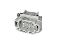 c14610a0060021 Amphenol Industrial Heavy Duty Power Connector Insert, 16A, Male, C146 Series, 6 Contacts