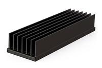 sfplas-65x20-11l SPREADFAST Heatsink, Universal Rectangular Plastic, 65 x 25 x 15mm