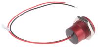 898-7699 RS PRO Red Panel Mount Indicator, 220V ac, 22mm Mounting Hole Size, Faston, Solder Lug Termination, IP67