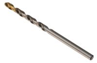 a00237 Dormer A002 Series HSS-TiN Twist Drill Bit, 3.7mm Diameter, 70 mm Overall