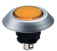 101174520 Schmersal NMLGB Series Yellow Illuminated Momentary Push Button, 22.3mm Cutout, IP67, IP69K