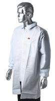 4400wxl 3M White Unisex Visitor Coat, XL