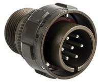 97b-3106a-16s-1p-hd Amphenol Limited, 97B, Brass 7 Way Cable Mount MIL Spec Circular Connector Plug, Pin Contacts,Shell Size 16S, Bayonet