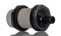 ca30can25pam1 Carlo Gavazzi Capacitive Threaded Barrel Proximity Sensor, M30, 25 mm Detection, PNP NO+NC, 10 → 40 V dc