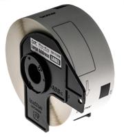 dk-11208 Brother White Black Print Label Roll, 90mm Width, 38mm Height, 400Per Roll Qty