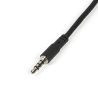 muyhsmff StarTech.com Male 3.5mm Stereo Jack to Female 3.5mm Stereo Jack x 2 Aux Cable, Black, 200mm MUYHSMFF