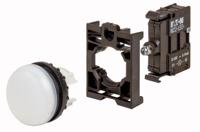 78639220-m22-l-wm22-am22-led-w Eaton, RMQ Titan M22 White LED Pilot Light, 22mm Cutout, IP69K, Round, 12 → 30V ac/dc