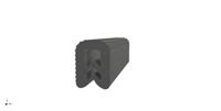175-2579 RS PRO Black EPDM Edge Protection, 20m