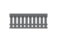 1set411017r0000 PVC Cable Trunking Accessory, 60 x 40mm