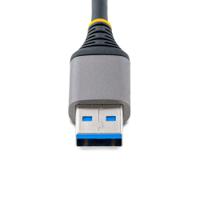 5g3agbb-usb-a-hub StarTech.com 3 Port USB 3.0 USB A  Hub, USB Bus Powered, 16.5 x 2.0 x 0.6in