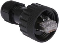 1300575001 Brad from Molex 13005 Series Male RJ45 Connector, Cable Mount, Cat5e Straight 1 Port 8 -Way