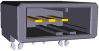 1-178293-2 TE Connectivity Dynamic 3000 Series Right Angle Through Hole PCB Header, 3 Contact(s), 3.81 mm Pitch, 1 Row, Shrouded
