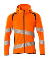 19284-781-14443xl Mascot Workwear Orange Unisex Hi Vis Hoodie, 3XL