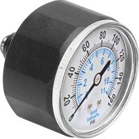ma-27-160-m5-psi Festo M5 Analogue Pressure Gauge 11bar Inline 27mm Outside Diameter