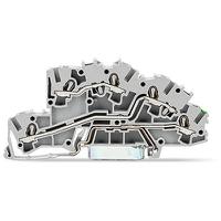 2003-7645 WAGO  TOPJOB S Series Grey, 2.5mm², 3-Level, Push-In Cage Clamp Termination