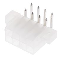 39-29-1088 Molex Mini-Fit Jr Series Right Angle Through Hole PCB Header, 8 Contact(s), 4.2 mm Pitch, 2 Row, Shrouded