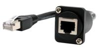 ex-49159 Exsys RJ45 Female Female to RJ45 Male Adapter