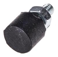 1008ve10-45 FIBET Cylindrical M4 Anti Vibration Mount, Male Buffer Foot with 5.8kg Compression Load