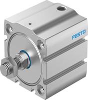 aen-s-50-10-a-p-a Festo Pneumatic Compact Cylinder - 8092153 50 mm Bore, 10 mm AEN Series, Single Acting Acting