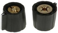 sp151-125-black Sifam 15.5mm Black Potentiometer Knob for 3.2mm Shaft Splined, SP151 125 BLACK