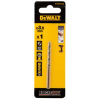 dt20516-qz DeWALT DT205 Series HSS Twist Drill Bit for Metal, 3.5mm Diameter